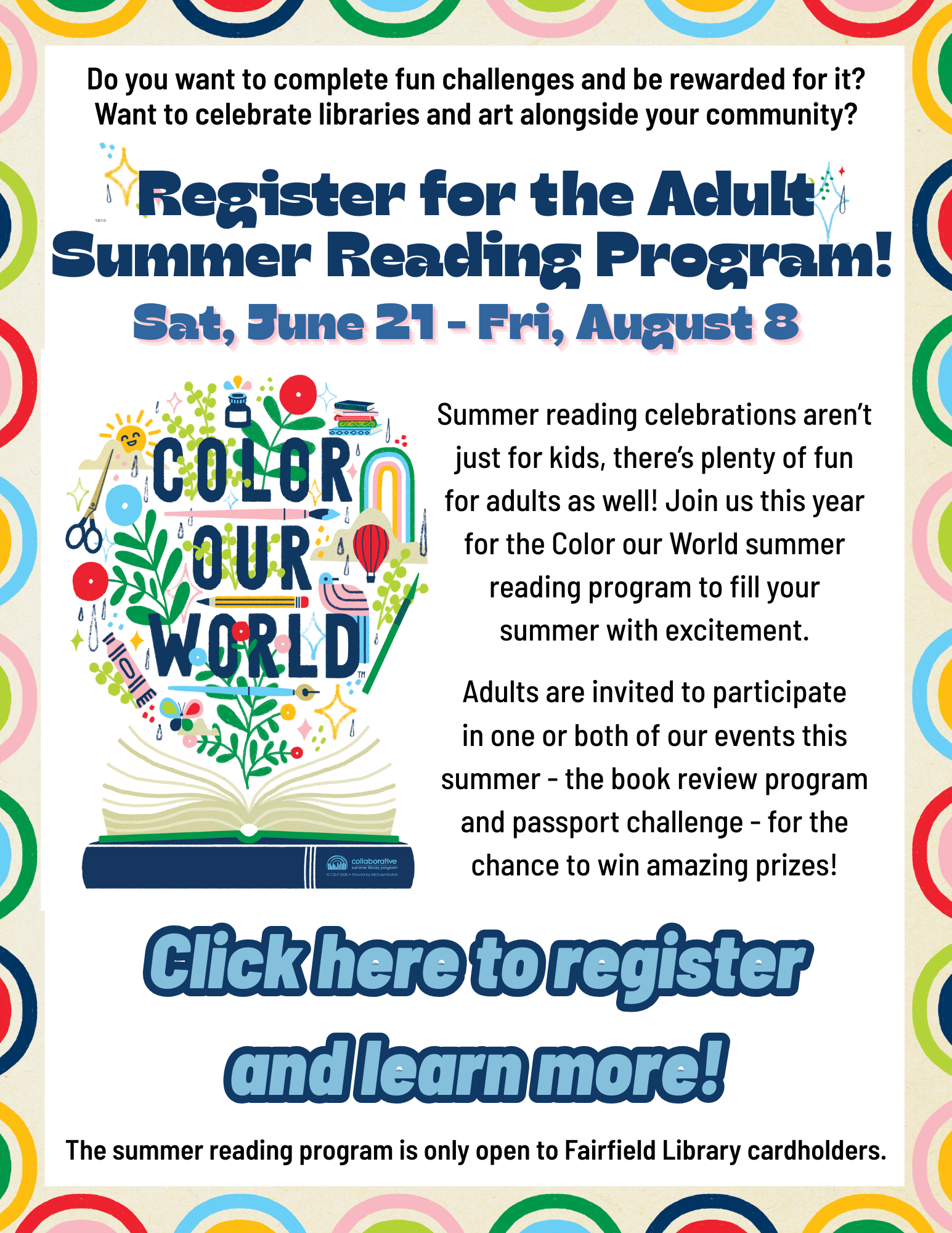 Adult Summer Reading Flyers (3)